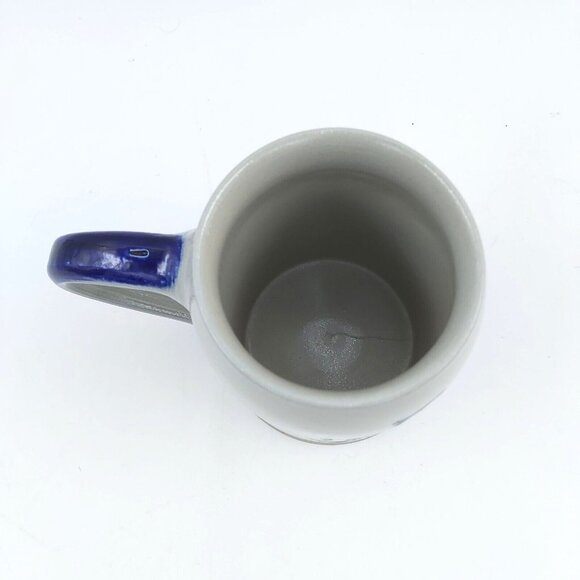 Goebel Merkelbach Salzglasur Beer Stein with Blue Owl Motif West Germany 226/18 - Picture 4 of 7